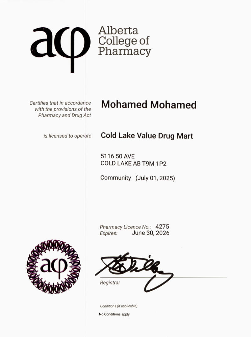 Pharmacy License